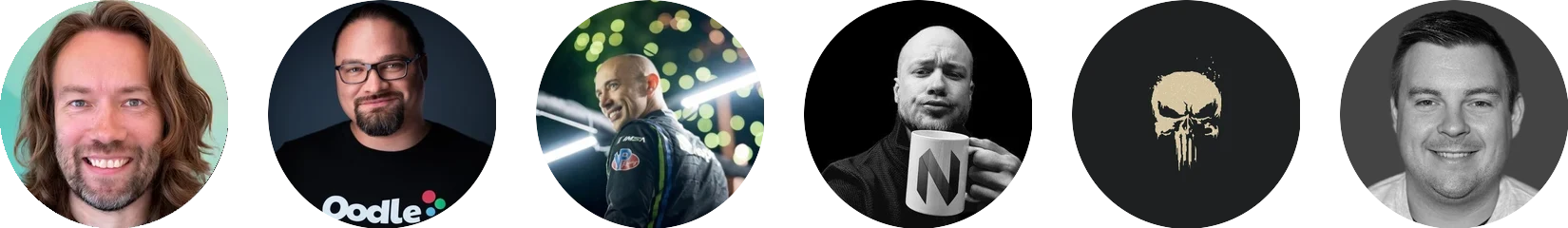 DHH、Ryan Hughes、Tobi Lütke、Bjarne Øverli、HANCORE、Spencer Bull